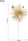 30 PCS Foil Fireworks Cupcake toppers, Happy Birthday Cake covers Parkling Tinsel Flowers Fruit Toothpicks, Birthday Party and Valentine's Day Party Supplies Gold
